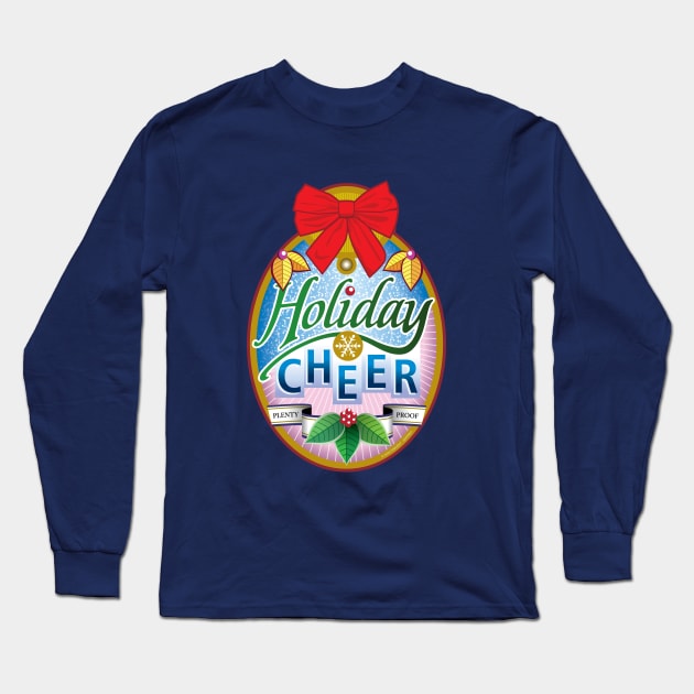 Holiday Cheer Long Sleeve T-Shirt by Mindscaping